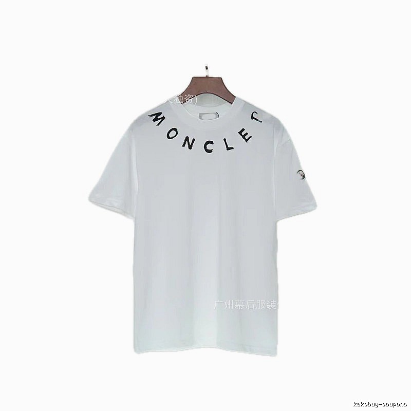 Moncler Graffiti Casual Style White Short-sleeve T-shirt