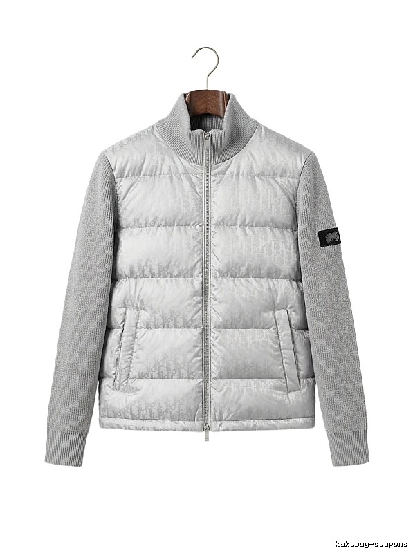 Moncler Silver Grey Trendy and Cool Down Jacket