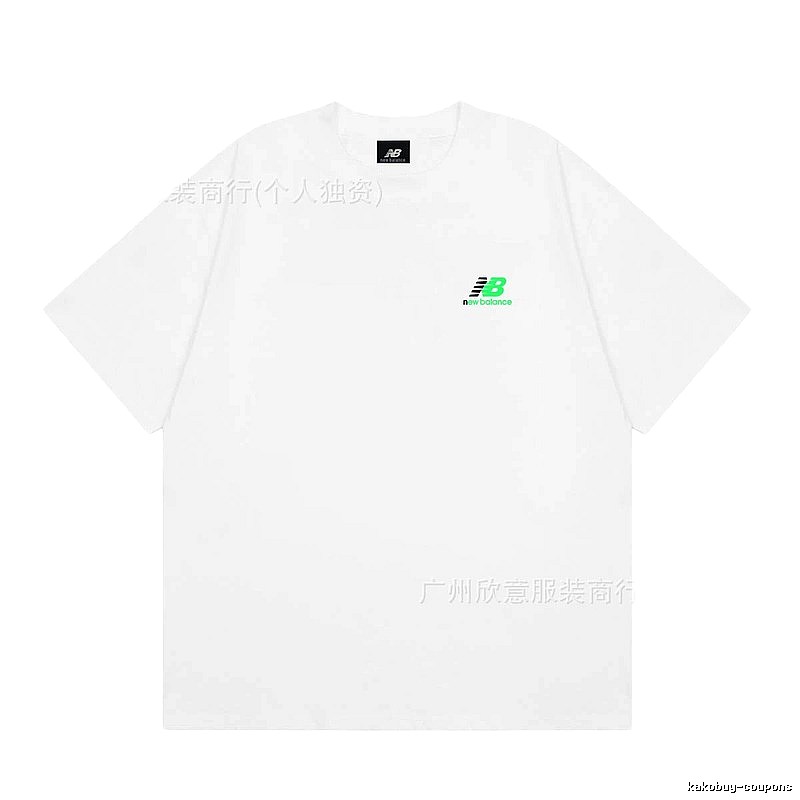 New Balance Casual Series Minimalist Style White T-Shirt
