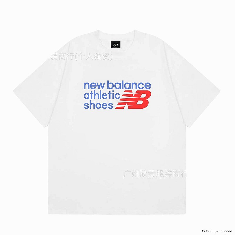 New Balance Printed Sporty White Short-sleeve T-shirt