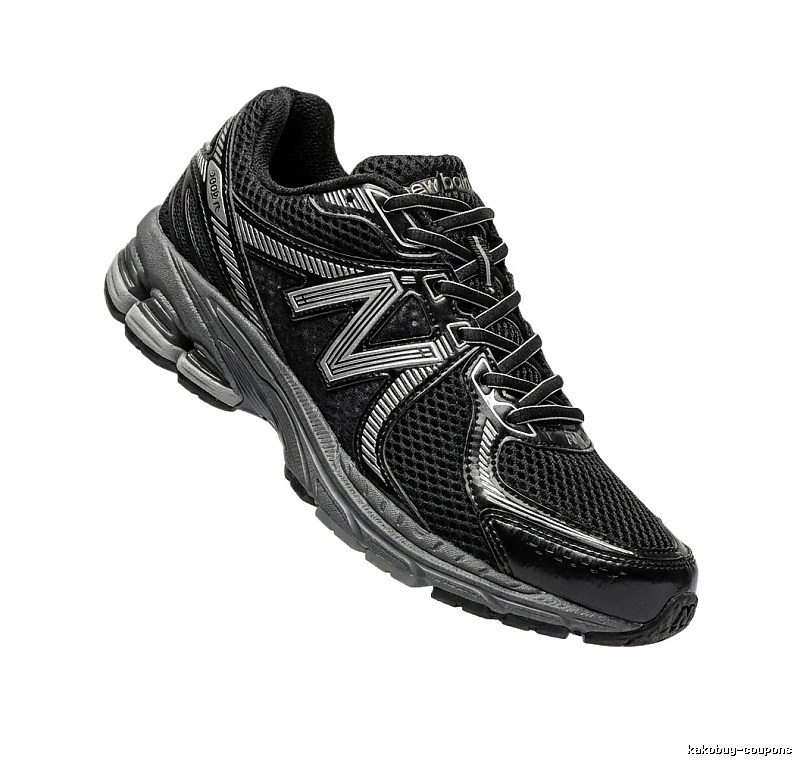 New Balance retro-style black and grey sports shoes