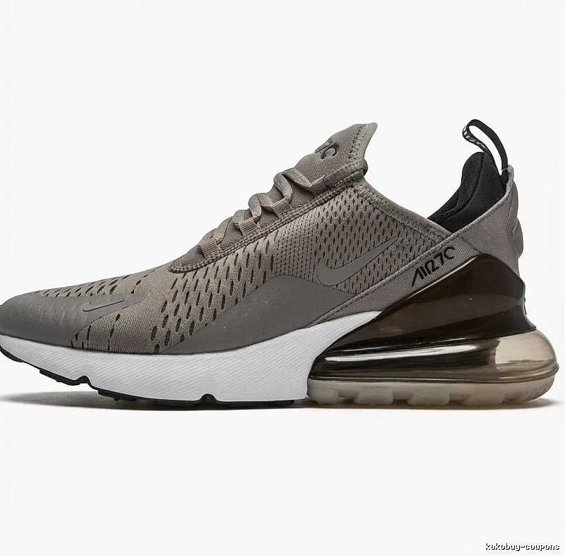 Nike Air Max 270 Grey and Black Athletic Running Shoes