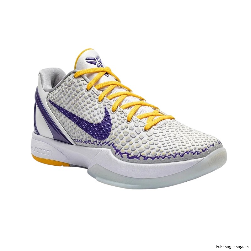 Nike KOBE series trendy white and purple sports shoes