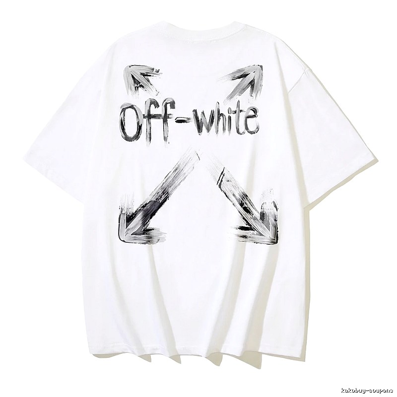 Off-White Graffiti Style White T-shirt