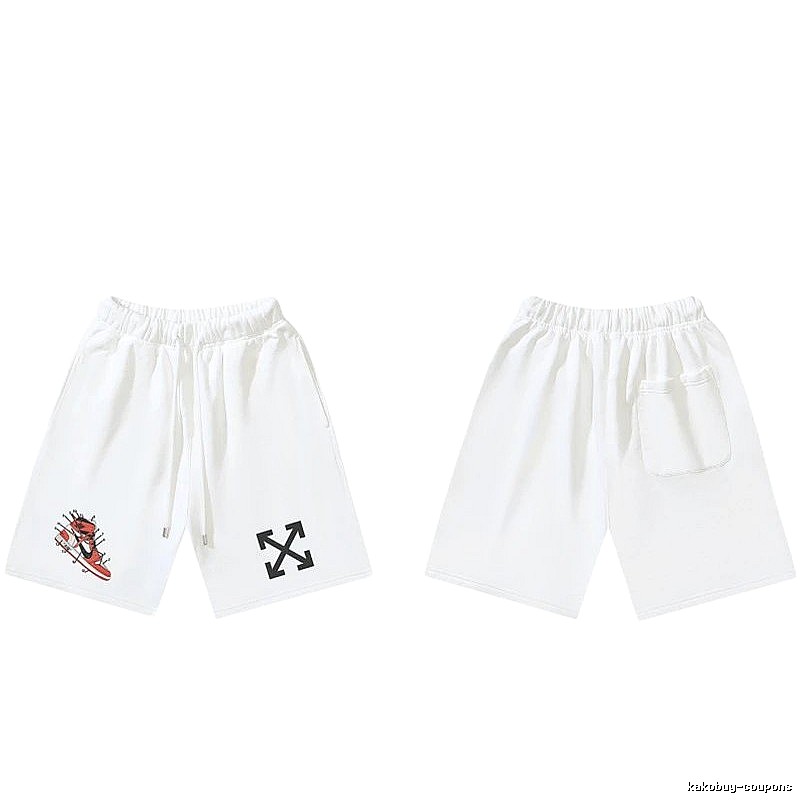Off-White trendy and cool style white shorts