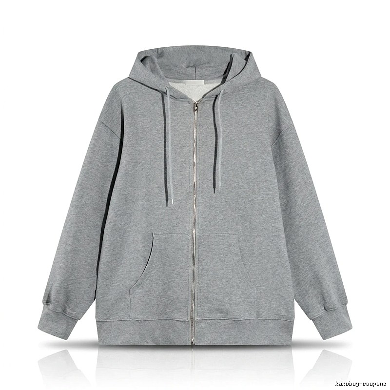 Other simple style hooded gray sweatshirt
