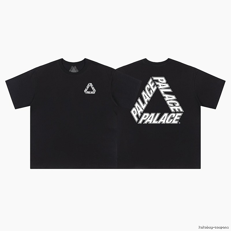 Palace Classic Triangular Street Style Black T-Shirt