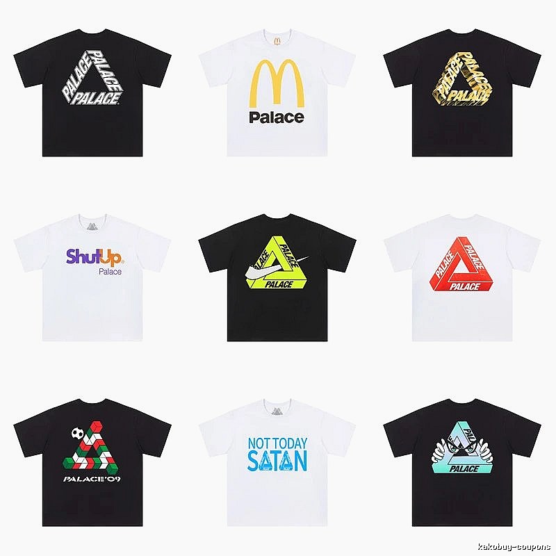 Palace Triangle Series Street Style Multicolor T-shirt
