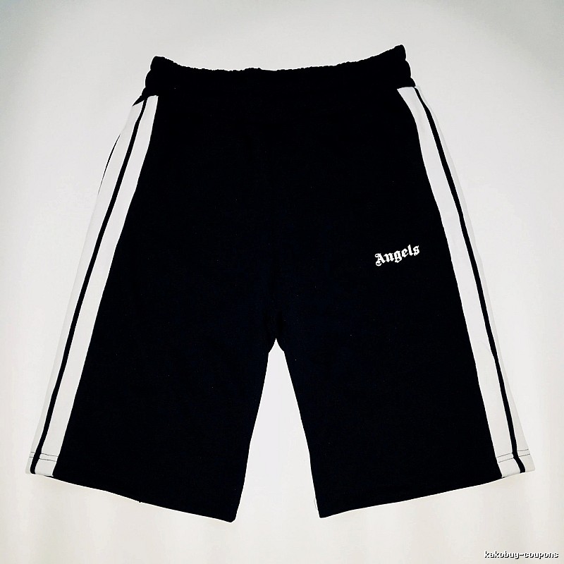 Palm Angels Classic Track shorts Black Side Stripe for Daily Styling