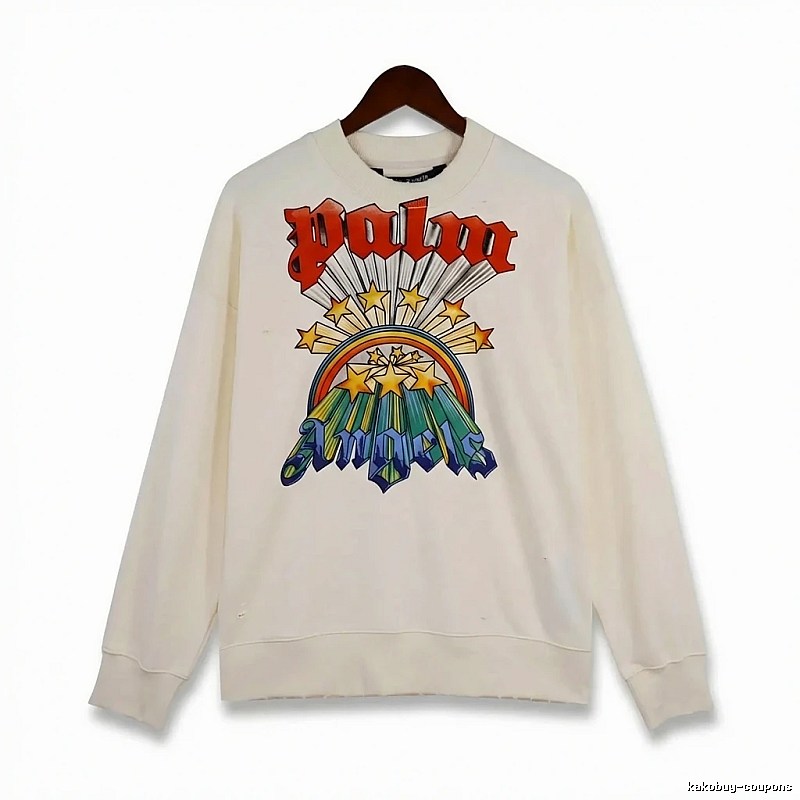 Palm Angels Rainbow Print Sweatshirt