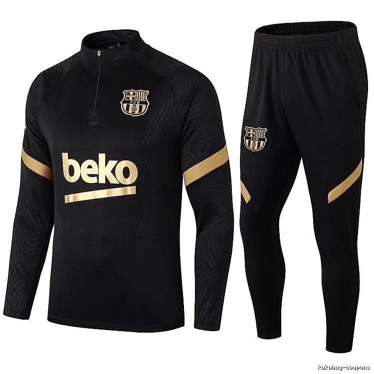 Paris Saint-Germain 2021-22 Black Training Tracksuit Set Clean Colorway