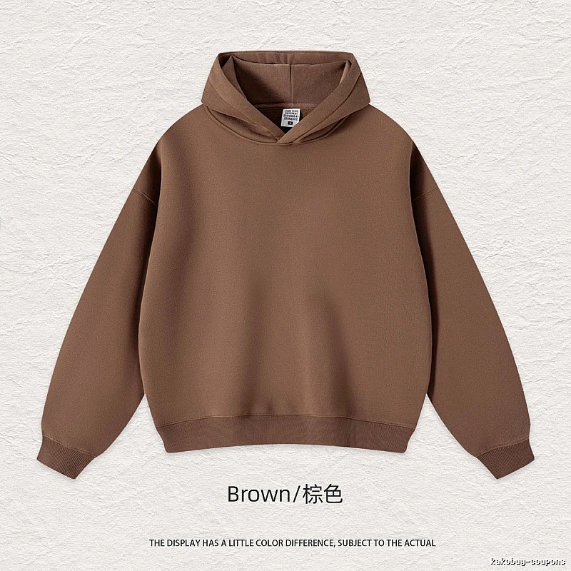 Patterned Blank pullover hoodie Black Minimal A with Polished Detail