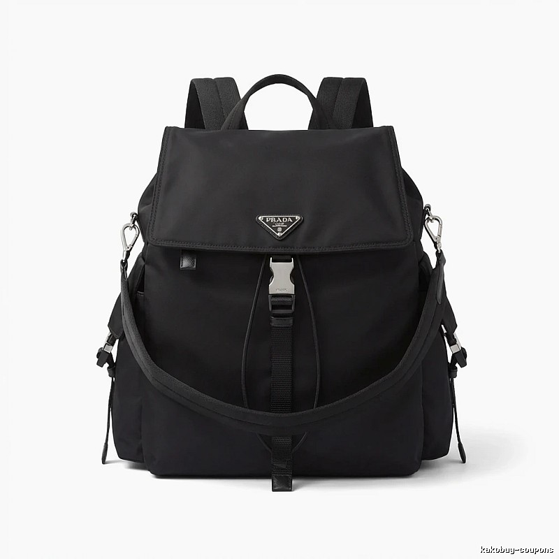 Prada classic black backpack