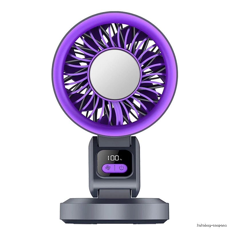 Quick Cooling Desktop Cooling Fan Gray Cold-compress Version