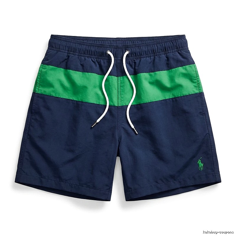 Ralph Lauren Color-Block Casual Shorts