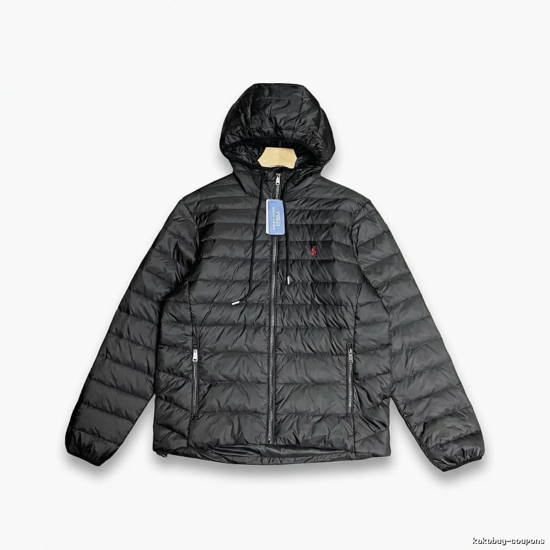Ralph Lauren Polo Black Simple Down Jacket