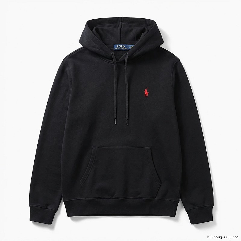Ralph Lauren Polo hooded black sweatshirt
