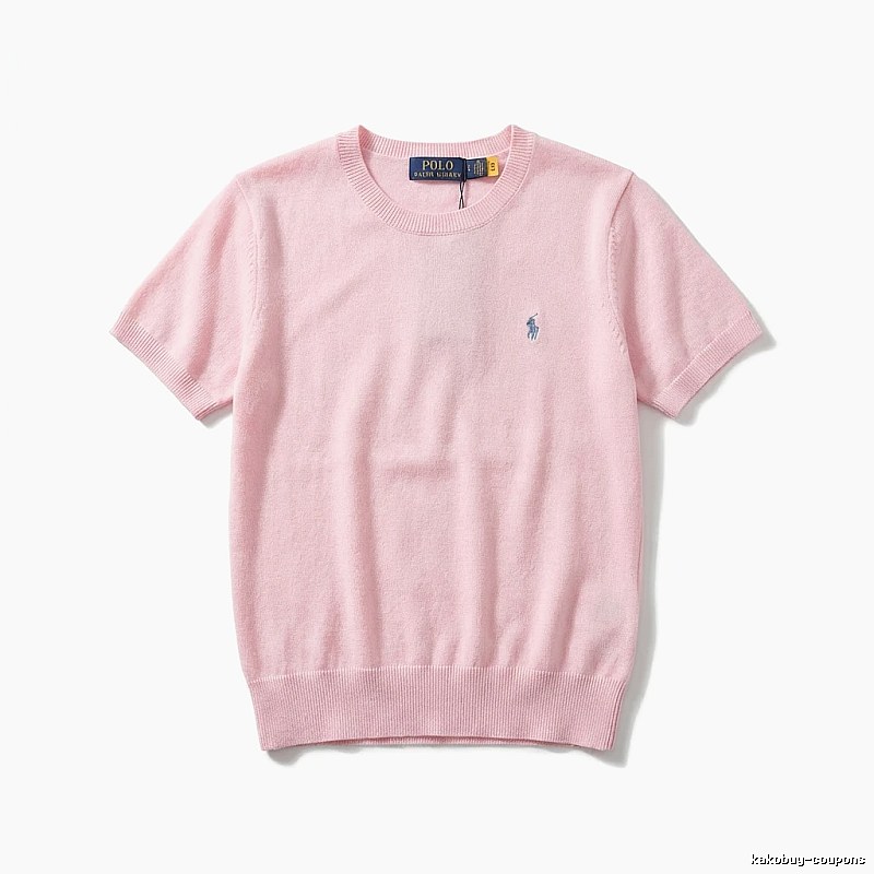Ralph Lauren Polo pink trendy brand short-sleeve shirt
