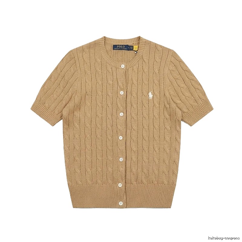 Ralph Lauren Polo Retro Brown Cardigan