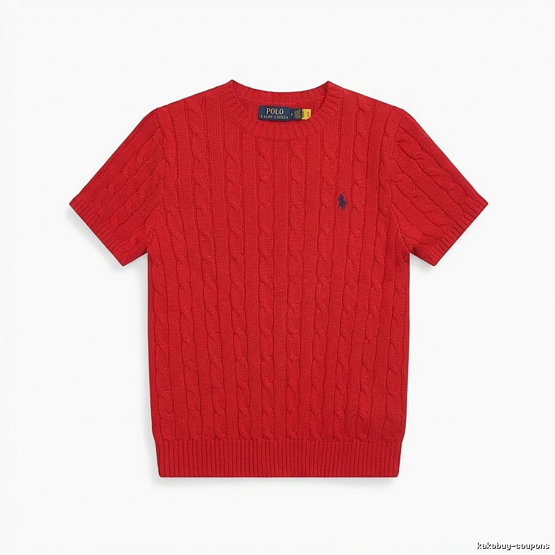 Ralph Lauren Polo Series Red Knitwear
