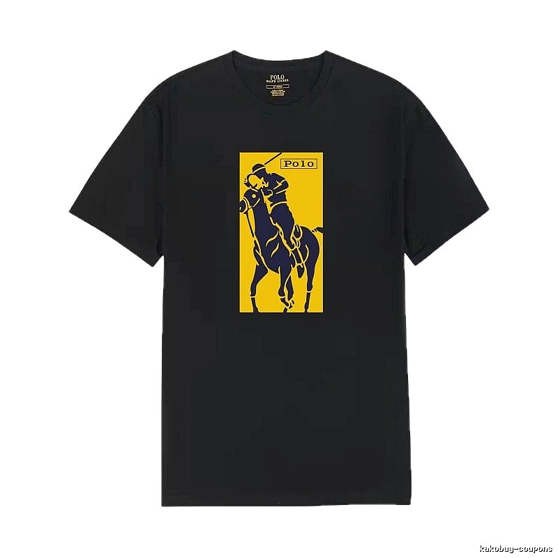 Ralph Lauren Polo-style black T-shirt
