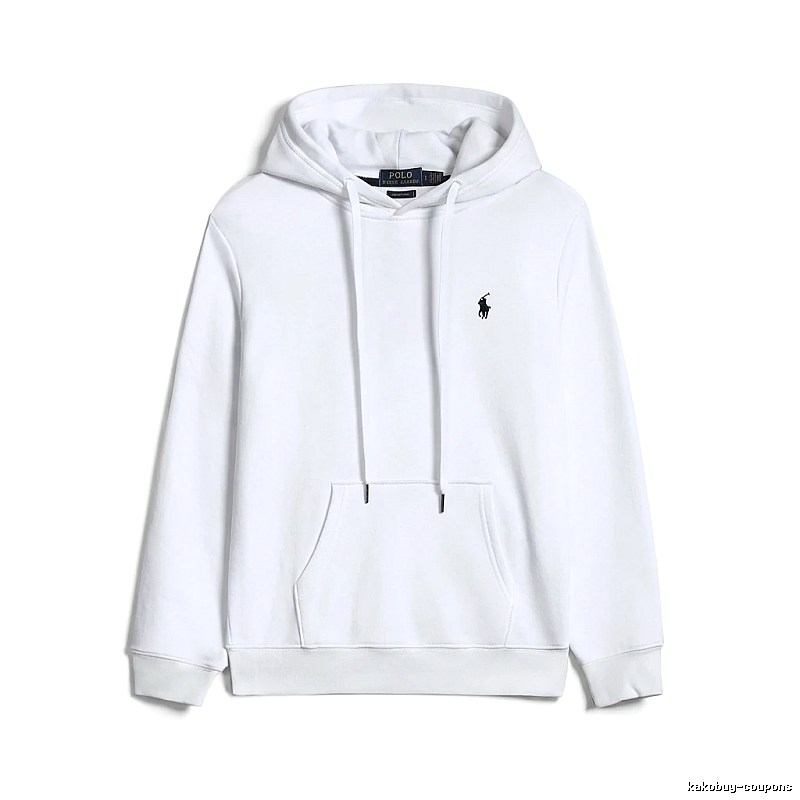 Ralph Lauren Polo white hooded sweatshirt
