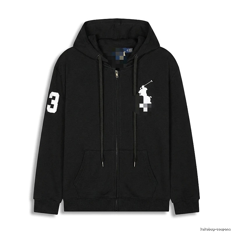Ralph Lauren sporty black hoodie