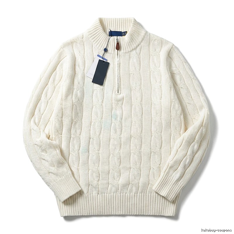 Ralph Lauren's twisted retro-style white sweater