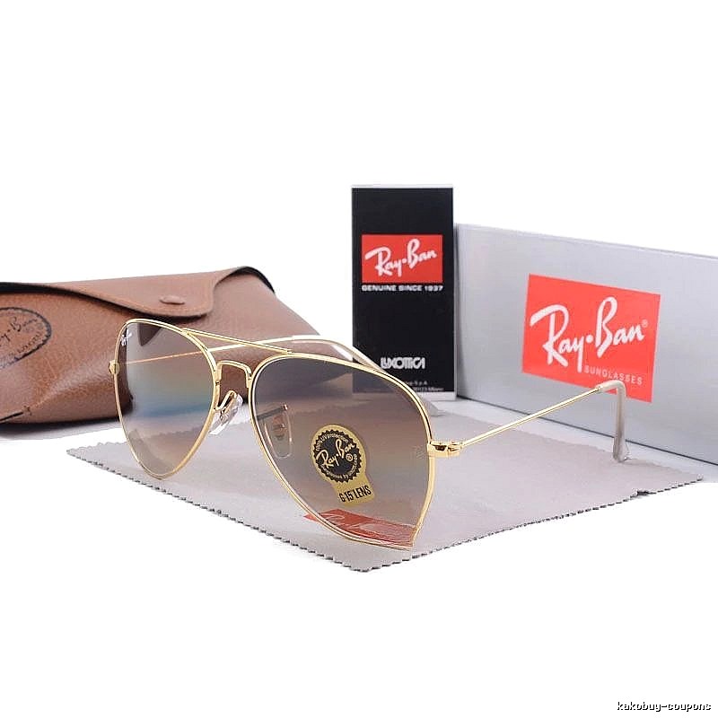 Ray-Ban Relaxed Aviator sunglasses Gold Tone Sunglasses with Designer-Inspired Detail