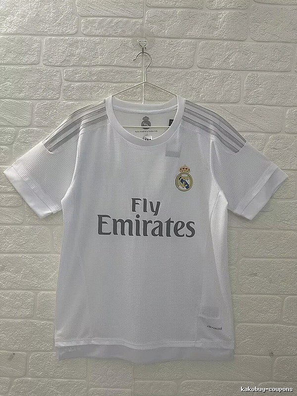 Real Madrid Classic Retro Teka soccer jersey White Retro Football with Travel-Friendly Style