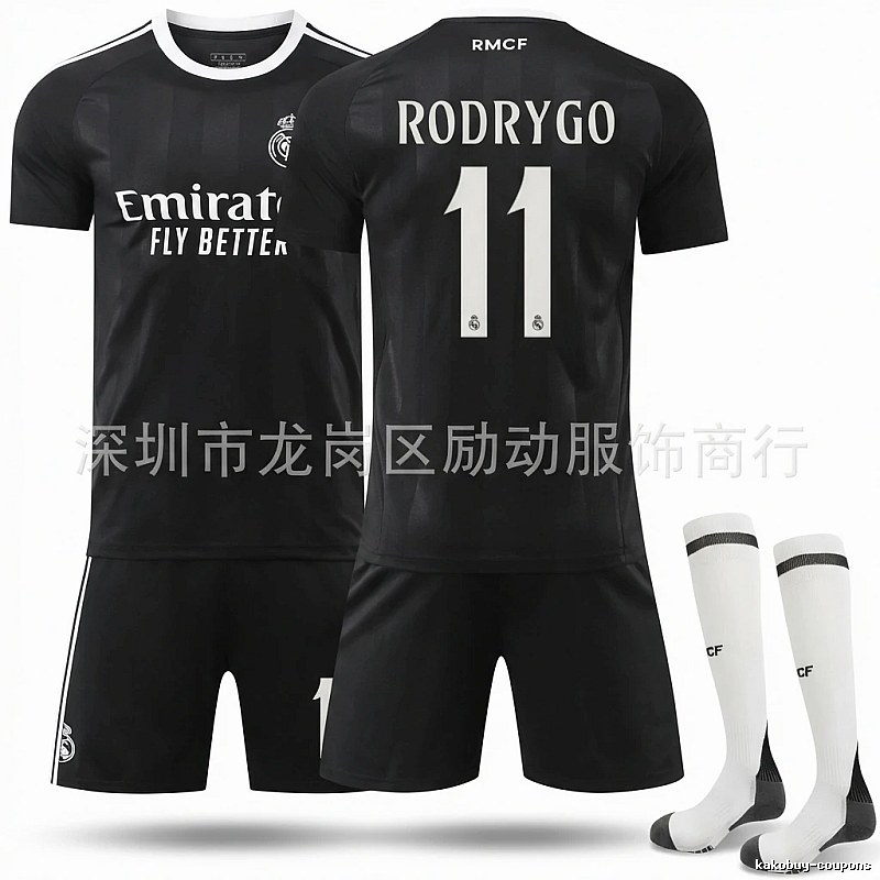 Real Madrid sporty black jersey