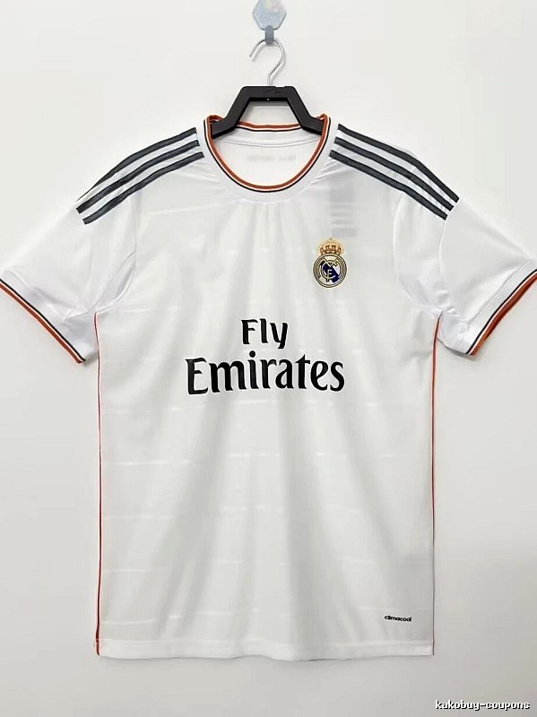 Real Madrid Summer Retro Teka soccer jersey White Retro Football with Bold Graphic