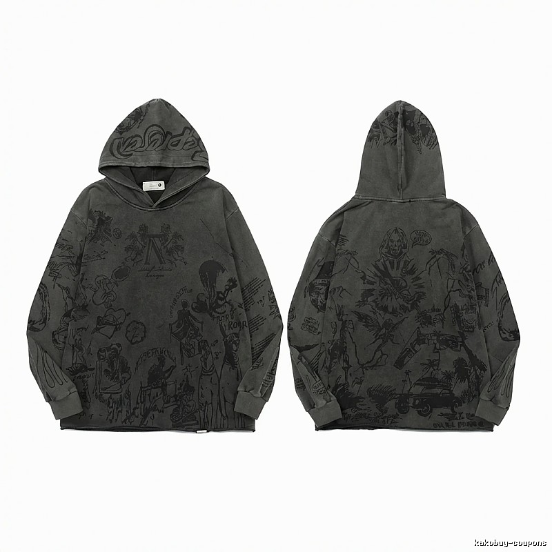 Represent Dark Retro Hoodie