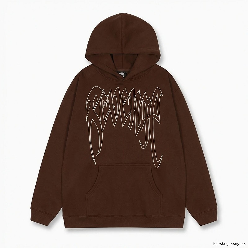 Revenge Gothic Style Dark Coffee Hoodie
