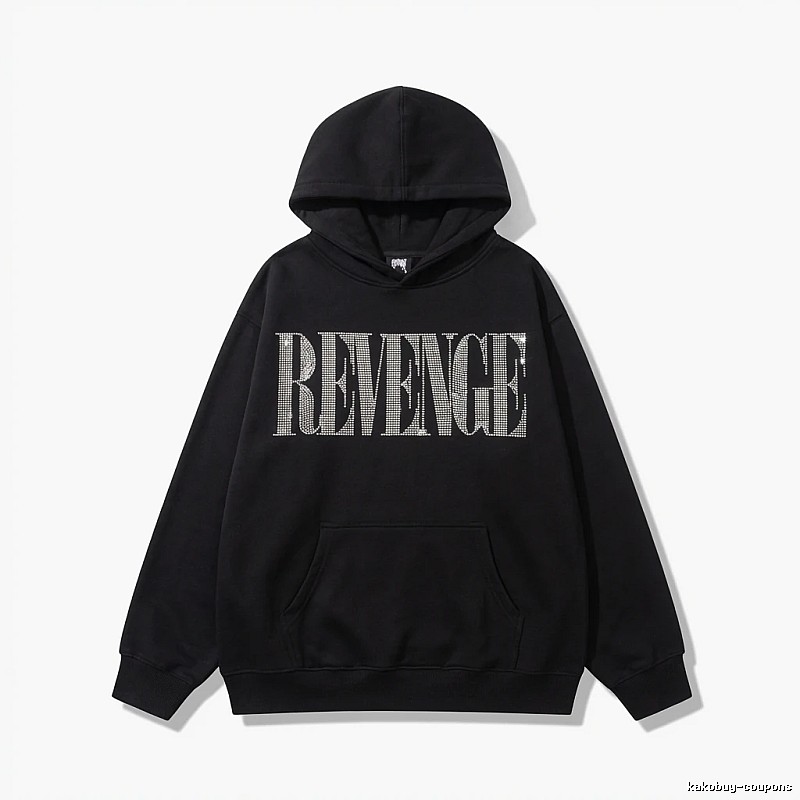 Revenge Letter Wind Black Hoodie