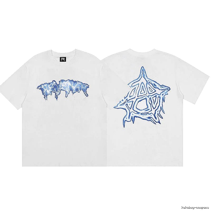 Revenge White Skull Graphic T-Shirt Downtown Style