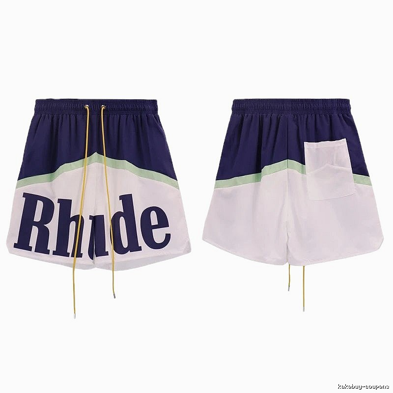RHUDE Color-Block Sports Shorts
