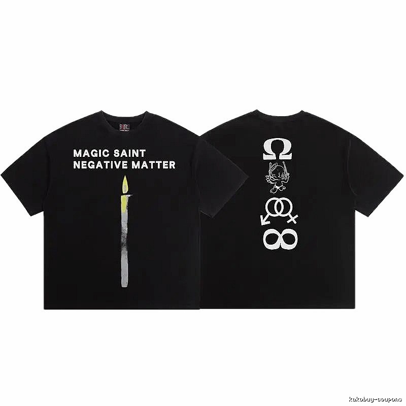 SAINT Magic Collection Street Style Black T-Shirt