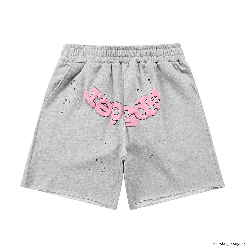 Shorts with Sp5der letter print style