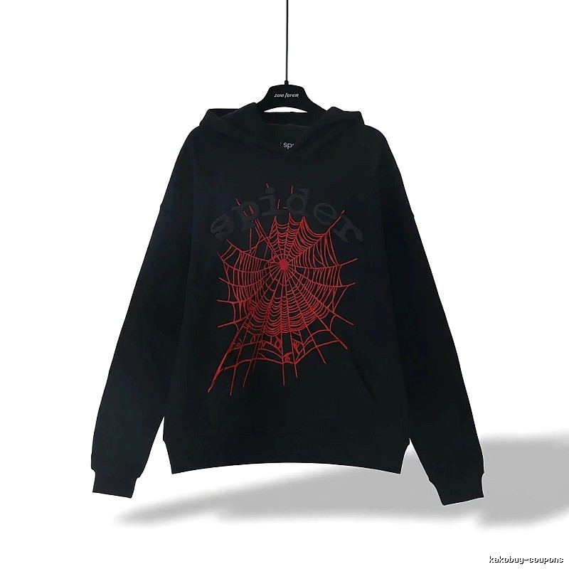 Sp5der Spider Web Trendy Cool Black Sweatshirt