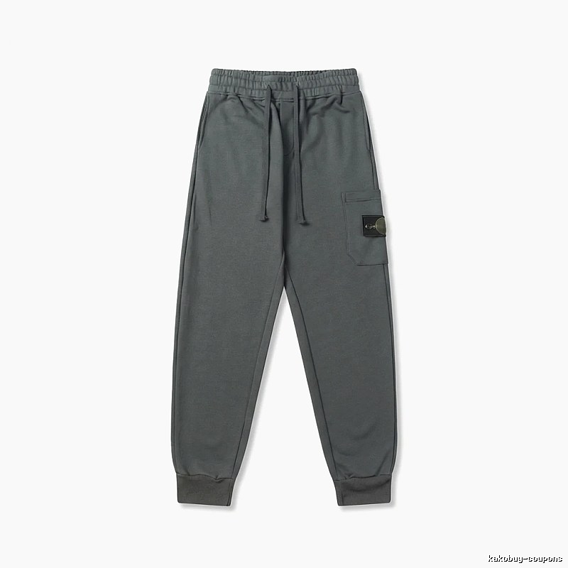 Stone Island workwear style dark grey sweatpants