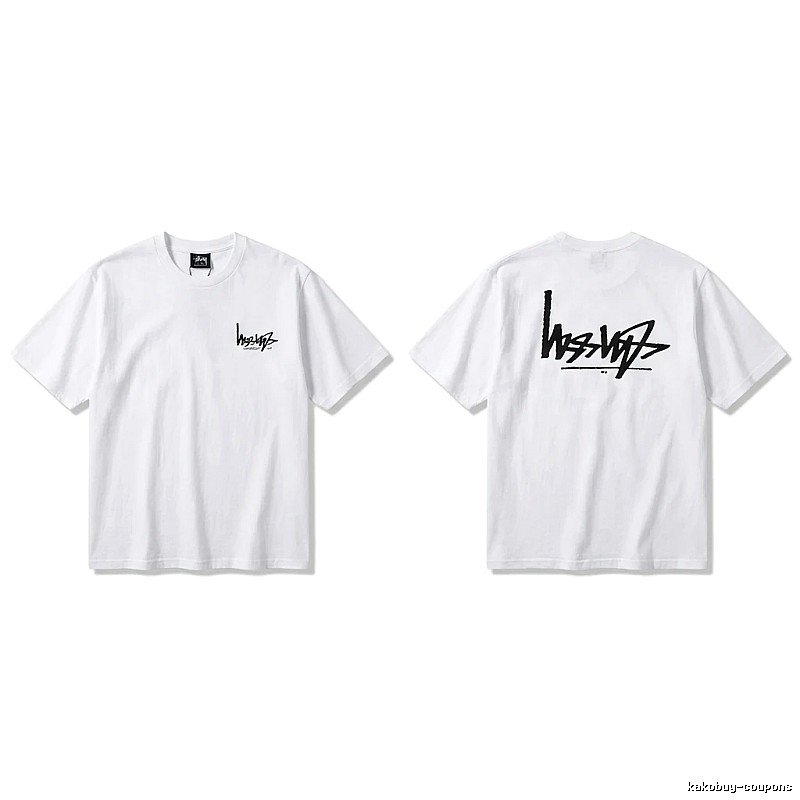 Stussy basic simple white T-shirt