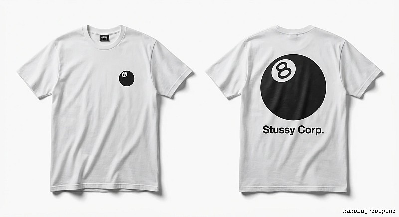Stussy Billiards Series White T-shirt