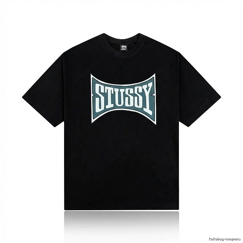 Stussy classic black T-shirt