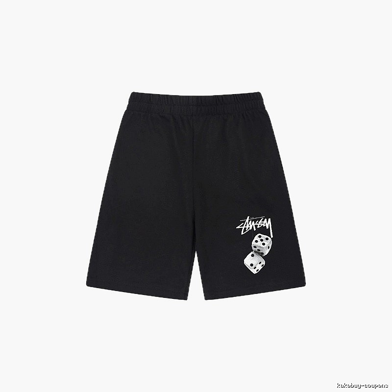 Stussy dice print style shorts