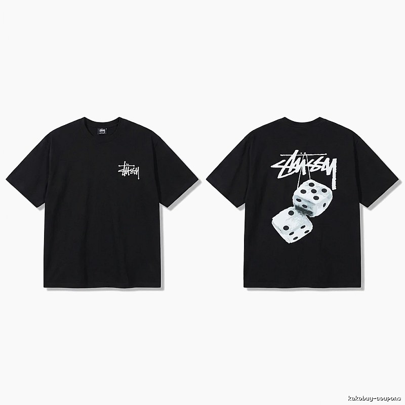 Stussy Dice Style Black T-shirt