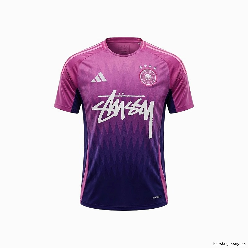 Stussy Gradient Style Pink-Purple T-shirt