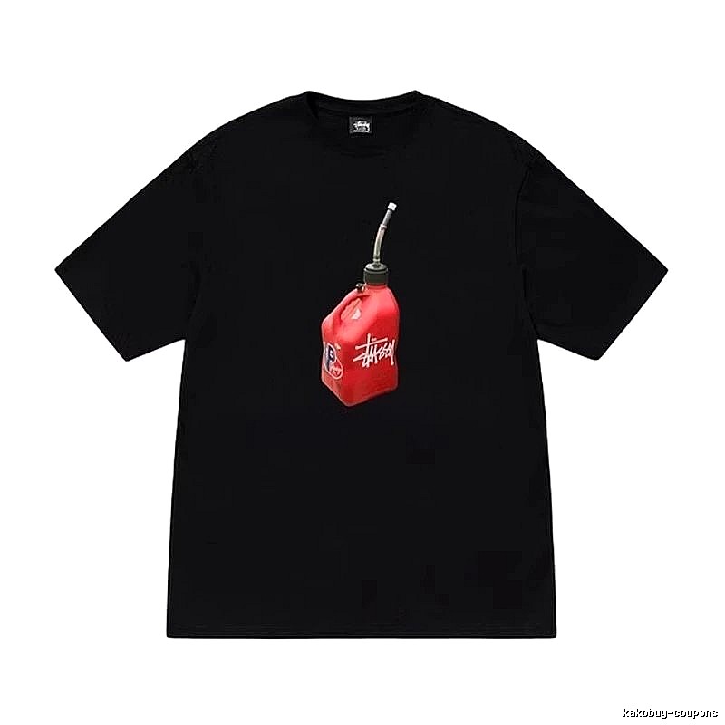 Stussy Monogram Graphic T-shirt Black White Stussy for Layered Styling