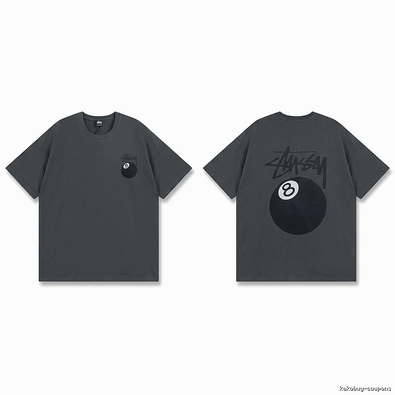 Stussy No.8 Retro Black T-shirt