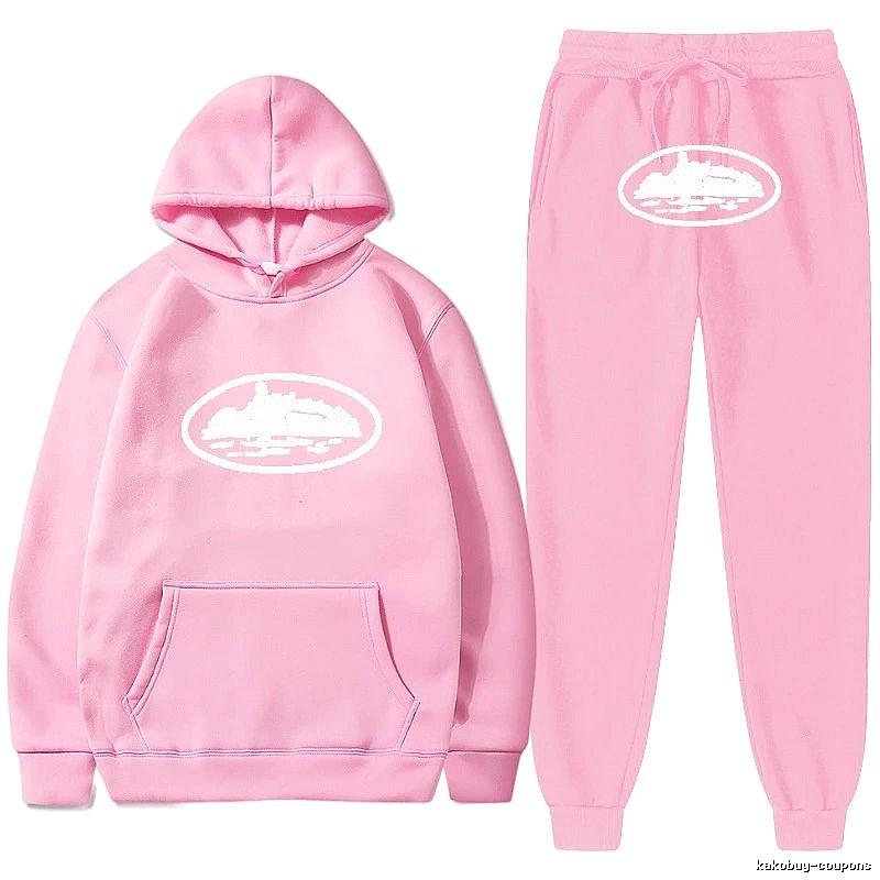 Stussy Pink Red Tracksuit Set Statement Graphic Logo